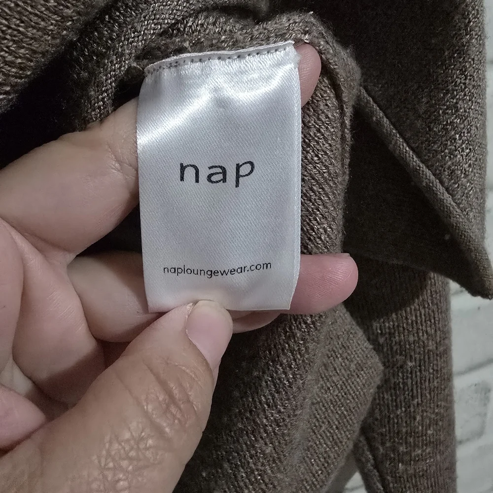 Nap Heverly Wool Hoodie Dark Oatmeal‎ size S